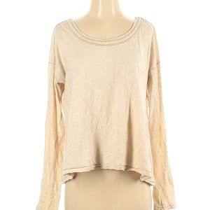 We The Free cream long sleeve tee